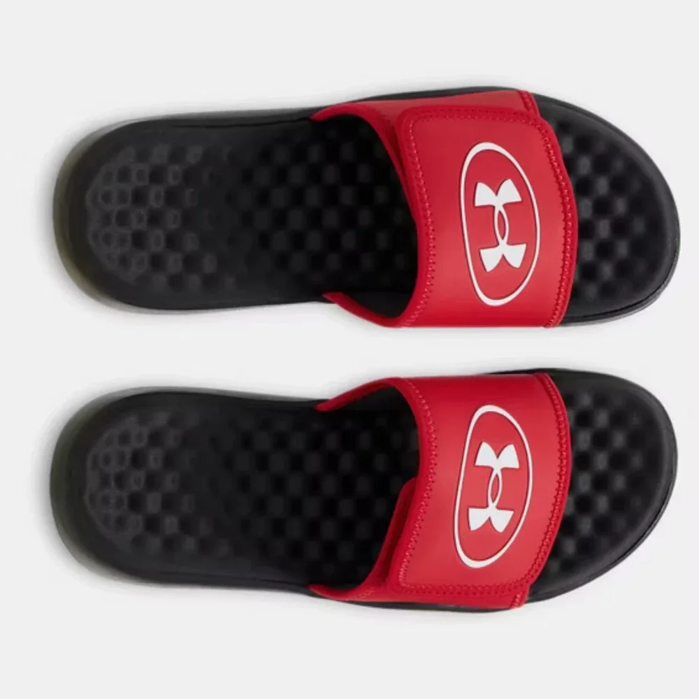 Under Armour Ignite Pro 8 6000337-600 Slide Men's Red Slip-On Sandals JAX1987